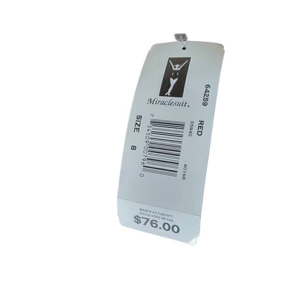 Miraclesuit 2 Peice Tankini Womens SZ 8 High Rise NWT Slimming - Picture 6 of 10